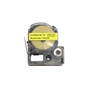 Стрічка для принтера етикеток UKRMARK E-LC3YBP-BK/YE, сумісна з Epson LC-3YBP, 9 мм х 8 м. Black on Yellow ( LC3YBP) (900370) - зменшене зображення 1