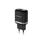 Зарядний пристрій BOROFONE BA36A High Speed USB QC3.0 + cable USB to USB-C 18W Black (6931474716002) - зменшене зображення 1