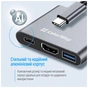 Концентратор ColorWay USB-C 3-in-1 USB 3.0 + HDMI 4K + USB-C PD100W (CW-HUB08) - уменьшенное изображение 12