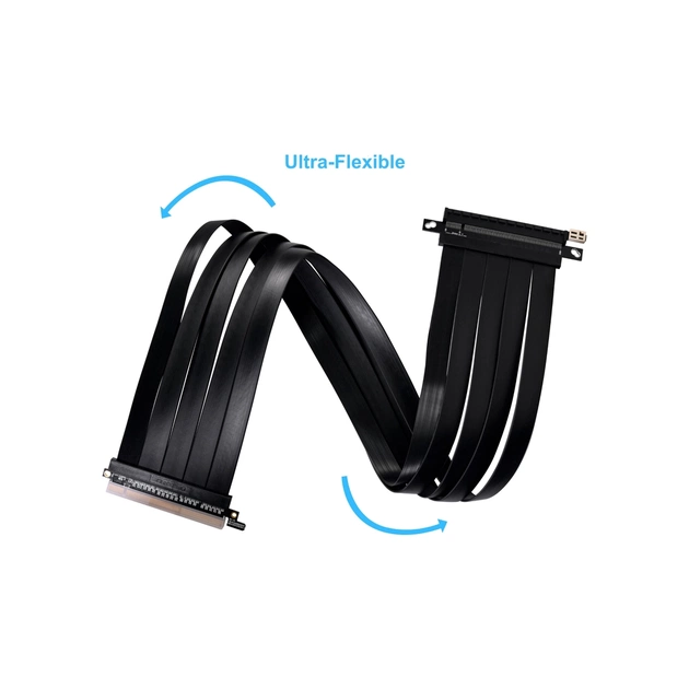 Райзер NZXT 600mm PCIe 4.0 RISER CABLE, Black (G89.PW-PCI-4-60X) - picture 5