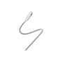 Дата кабель USB-C to USB-C 2.0m 6A braided white Xiaomi (1169400) - зменшене зображення 2