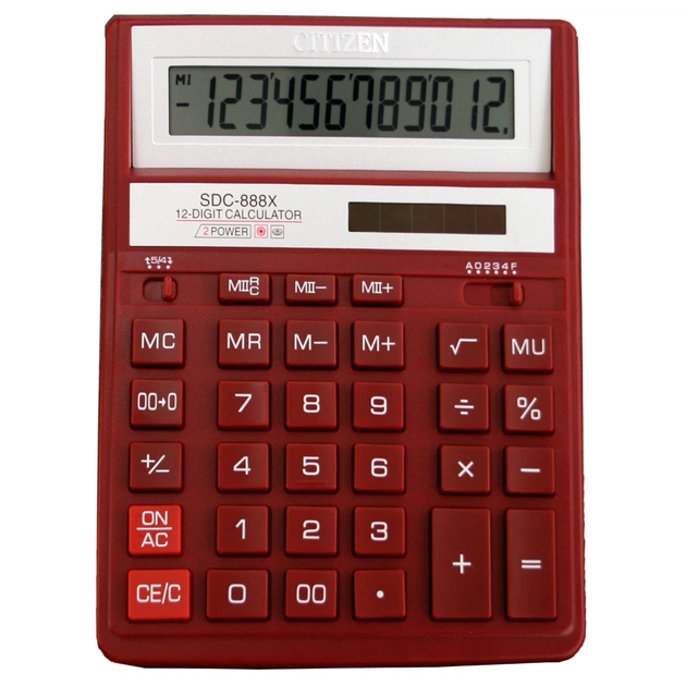 Калькулятор Citizen SDC-888XRD - изображение 1