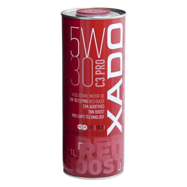 Моторное масло Xado 5W-30 C3 Pro Red Boost ( ж/б 1 л ) (XA 26168) - изображение 1