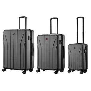 Набір валіз Wenger Oryson 3 в 1 (S,M,L) пластик, 4 колеса, сірий (653212) зображення 1