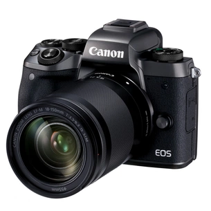 Цифровий фотоапарат Canon EOS M5 + 18-150 IS STM Kit Black (1279C049) зображення 1