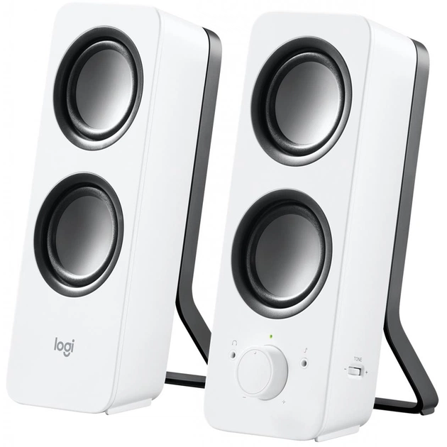 Акустична система Logitech Z-200 Snow White (980-000811) - зображення 1