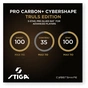 Ракетка для настольного тенниса Stiga Pro Carbon Plus Cybershape Truls Edition 5 Star FL (1215-1306-35) (932354) - уменьшенное изображение 10