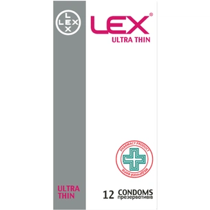 Презервативи Lex Condoms Ultra Thin 12 шт. (4820144771958) изображение 1