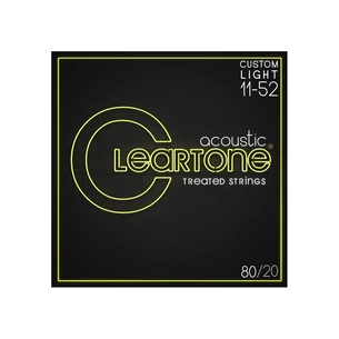 Струни для гітари Cleartone Acoustic 80/20 Bronze Ultra Light (11-52) (7611) зображення 1