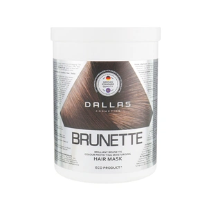 Маска для волосся Dalas Brilliant Brunette Зволожувальна для захисту кольору темного волосся 1000 мл (4260637723277) зображення 1