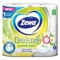 Туалетний папір Zewa Deluxe Ромашка 3 шари 4 рулони (7322540060133) - зменшене зображення 1
