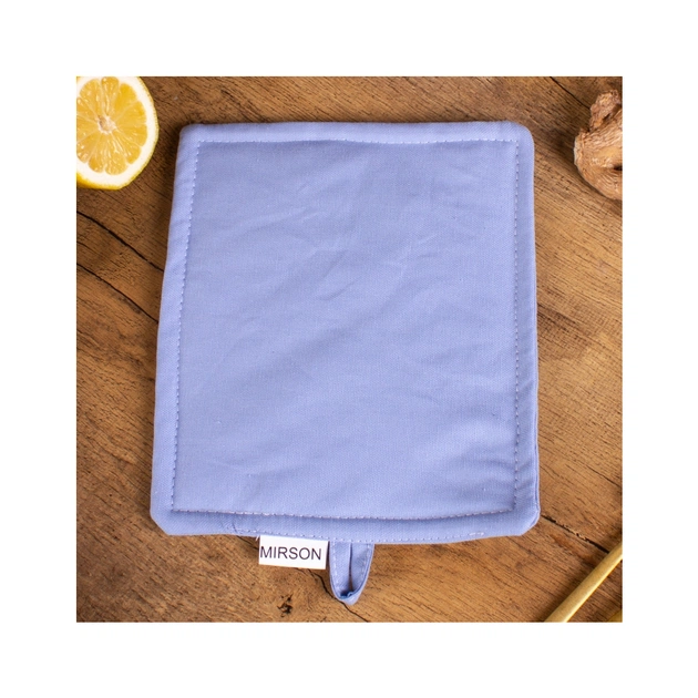 Кухонна прихватка MirSon рогожа/напівпанама №206 - Blue (2200006754015) - picture 2