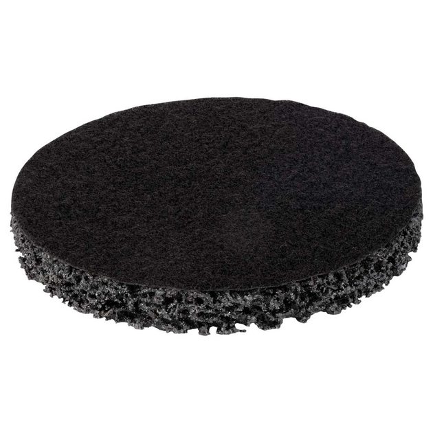 Круг зачистний Sigma з нетканого абразиву (корал) 125мм на липучці чорний м'який (9176261) - picture 4