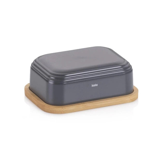 Маслянка кухонна Kela Namur 15,5х11,5 см Темно-сіра (12083) - picture 1