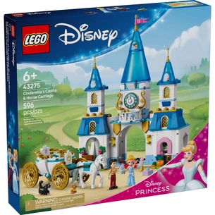 Конструктор LEGO Disney Princess Замок Попелюшки й карета (43275) зображення 1