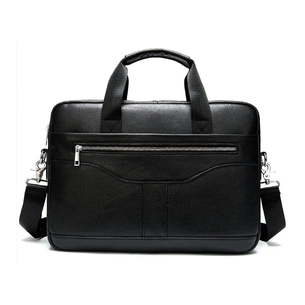 Сумка Vintage Чоловіча з зернистої шкіри Чорна (14886) зображення 1