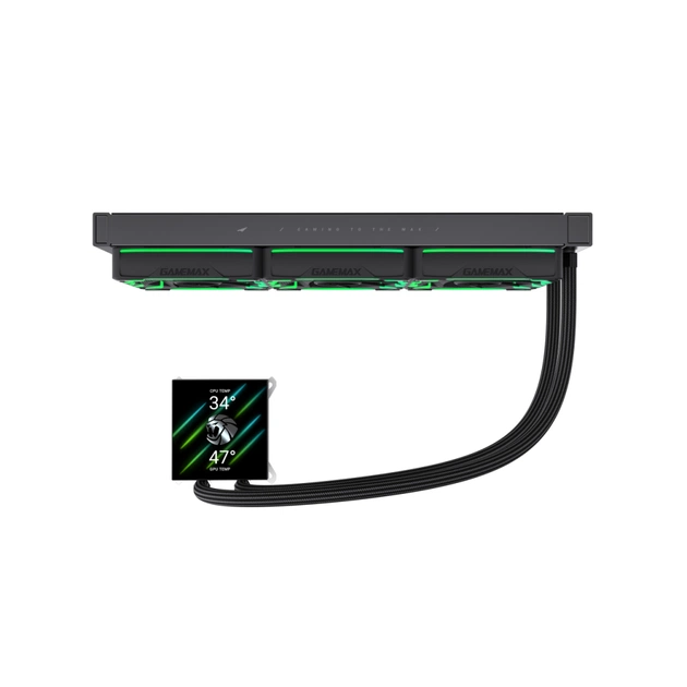 Кулер для процессора Gamemax HAILSTORM 360 BK - изображение 3