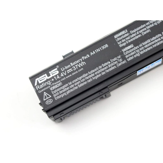Аккумулятор для ноутбука ASUS Asus A41N1308 2500mAh (37Wh) 4cell 14.4V Li-ion (A47021) - изображение 3