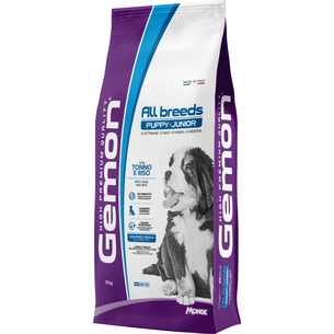 Сухий корм для собак Gemon Dog All breeds Puppy & Junior тунець з рисом 15 кг (8009470386241) зображення 1