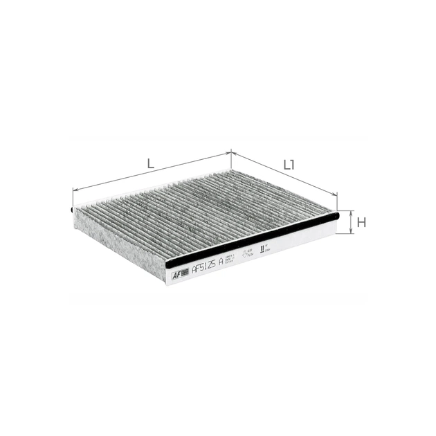 Фильтр салона ALPHA FILTER AF5125a - изображение 1