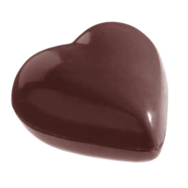 Форма для шоколаду Chocolate World Серце 33x33x11 мм 28 шт x 15 г (2175 CW) - зображення 1