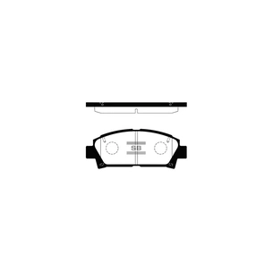 Гальмівні колодки HI-Q SP1466 зображення 1