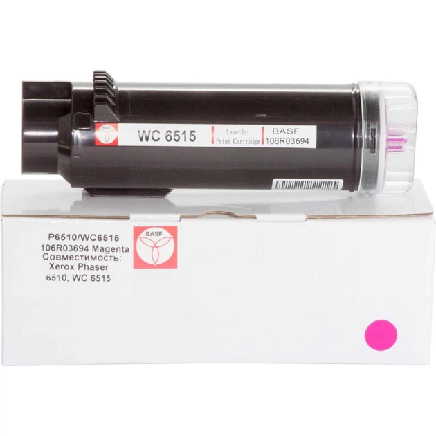 Тонер-картридж BASF Xerox Ph 6510N/WC6515N/6515DN Magenta (KT-106R03694) - зображення 1