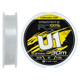 Флюорокарбон Favorite U1 FC 30m 5.0/0.37mm 20.5lb/9.31kg (1693.12.17) зображення 1