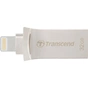 USB флеш накопичувач Transcend 32GB JetDrive Go 500 Silver USB 3.1/Lightning (TS32GJDG500S) - зменшене зображення 1