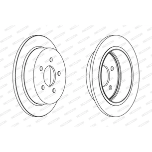 Гальмівний диск FERODO DDF1186 зображення 1