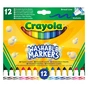 Фломастеры Crayola with broad tip (washable), 12 colors (58-8340) - уменьшенное изображение 1