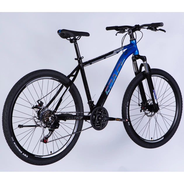 Велосипед Space 27.5" PHAETON DD FR рама-19" AL 2026 чорно-синій (OPS-SP-27.5-087) - зображення 3