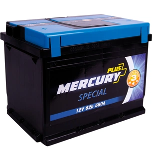 Акумулятор автомобільний MERCURY battery SPECIAL Plus 62Ah (P47289) зображення 1