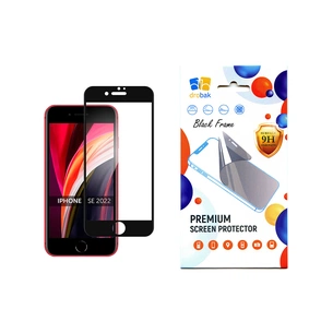 Скло захисне Drobak Apple iPhone SE 2022 (Black) (505047) зображення 1