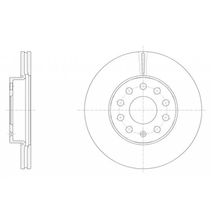 Гальмівний диск REMSA 61586.10 зображення 1