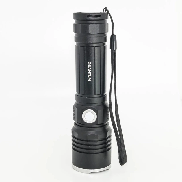 Ліхтар Quantum Solid-M 10W LED з USB + Li-ion18650/2600mAh box (QM-FL1020-18650/2600-CB) - зображення 5