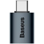 Перехідник OTG USB 3.1 AF to USB-C blue Baseus (ZJJQ000003) - зменшене зображення 2