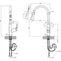 Смеситель Kroner Graz-GRP030-T + змішувач Graz-GRP010 (CVS30148) - уменьшенное изображение 11