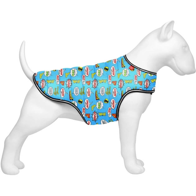 Курточка для животных WAUDOG Clothes "Лига Справедливости в голубом" XS (502-4002) - изображение 1