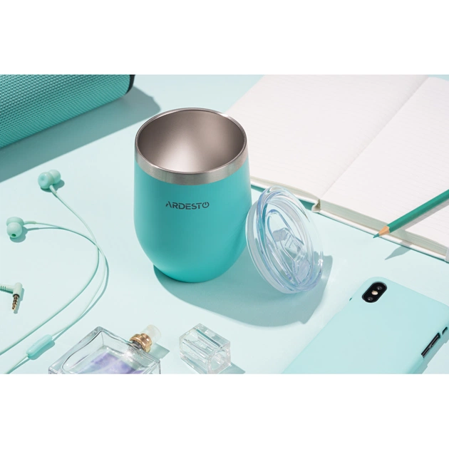 Термокружка Ardesto Compact Mug 350 мл Blue (AR2635MMS) - зображення 4