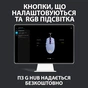 Мишка Logitech G102 Lightsync Lilac (910-005854) - зменшене зображення 9