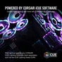 Кулер до корпусу Corsair iCUE QL140 RGB (CO-9050105-WW) - зменшене зображення 7