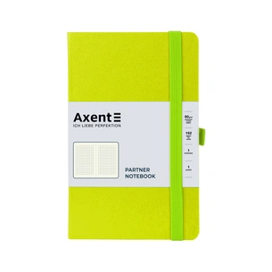 Книга записна Axent Partner 125x195 мм 96 аркушів у клітинку Лимонна (8201-60-A) зображення 1