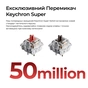 Клавіатура Keychron C3 Max Super Red Switch RGB Wireless/Bluetooth/USB UA Black (C3M-H1-UA) - зменшене зображення 6