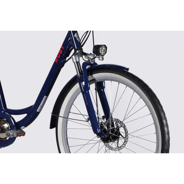 Електровелосипед Dorozhnik 26" eRUBY DD FR рама-17" 48B 15А*г 500Вт 2026 темно-синій (ELB-D-26-302) - picture 4