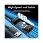 Дата кабель USB 2.0 AM/AF 5.0m Active black Vention (CBKBJ) - зменшене зображення 3