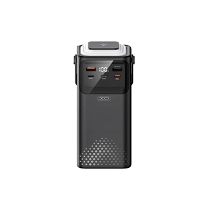 Батарея универсальная XO 50000mAh, PD/20W, QC/22,5W, Lamp, black (XO-PR286-BK) изображение 1