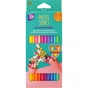 Олівці кольорові Cool For School Pastel Преміум, двосторонні, тригранні, 24 кольори (CF15187) - зменшене зображення 1