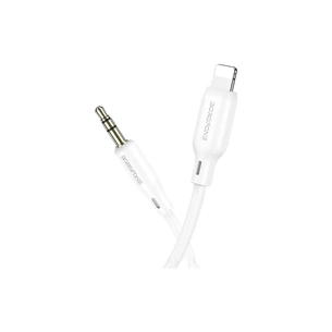 Кабель мультимедійний Lightning to 3.5mm M 1.0m white BOROFONE (6941991101052) зображення 1