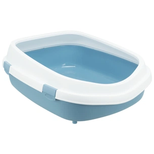 Туалет для котів Trixie Primo XXL з бортиками 56х25х71 см синьо-білий (4011905401751) зображення 1